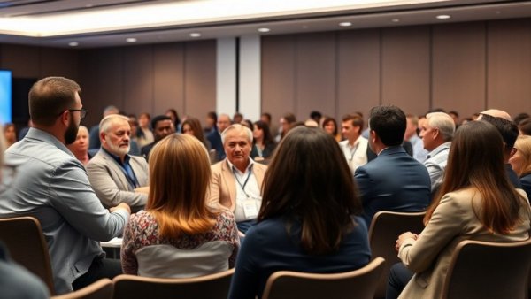 Panel discussion on sustainable trade and connectivity at a conference.