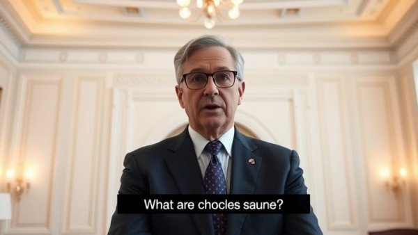 Speaker discusses Eastern Europe residence permit in a formal setting.