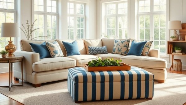 Tips for organizing your home in January - elegant living room.