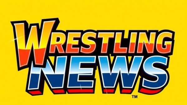Wrestling Weekend Highlights: Bold logo on yellow background