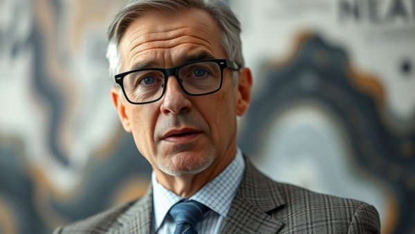 Speaker discusses high taxes impact on financial future in a professional setting.