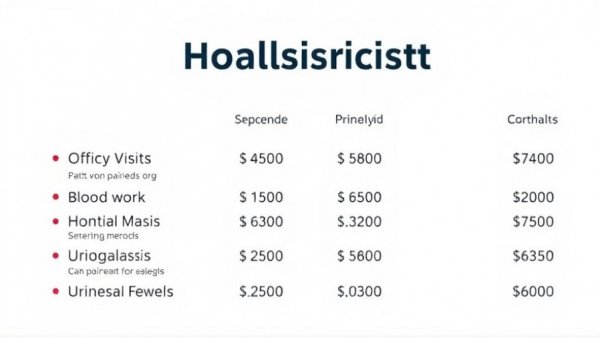 Typical cost ranges for dog health checkups displayed on a graphic.