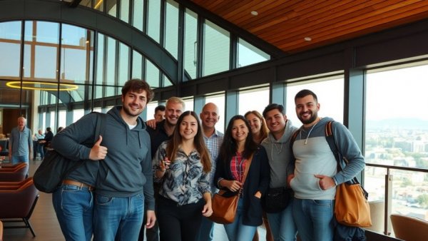 Tourists enjoying a Vietnam and Cambodia private tour indoors.