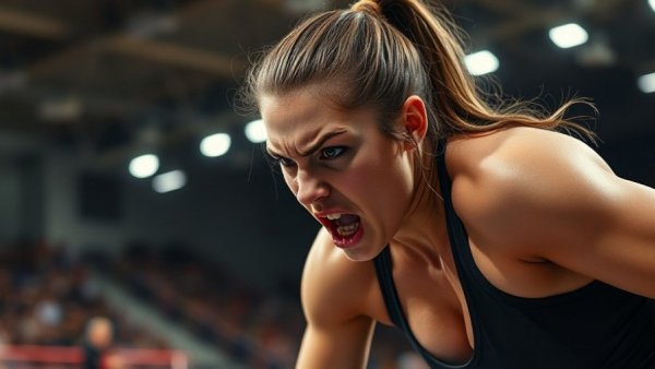 Nonoka Ozaki competing at Zagreb Open with intense focus.