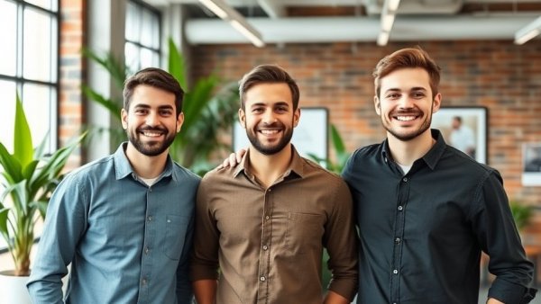 Young professionals in a modern office environment, ESG Data Management Expansion.