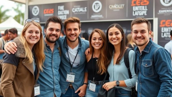 FuelFest 2026 Qatar attendees interacting at event backdrop.
