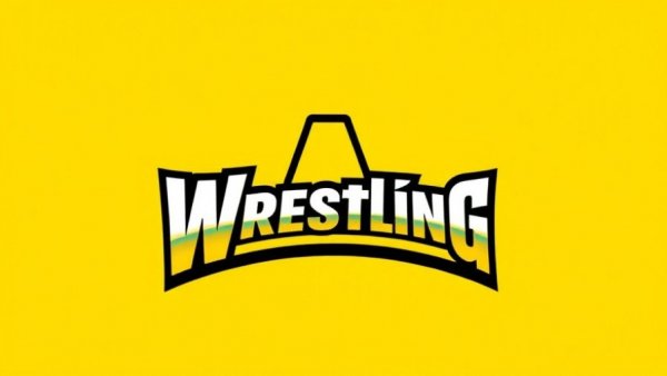 Vibrant wrestling news logo with Arcadian Vanguard branding
