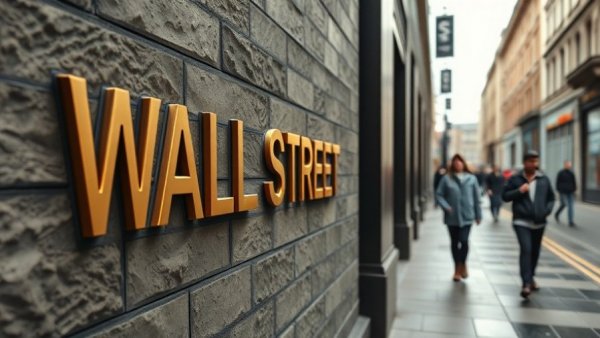 Wall Street sign with pedestrians; pending highway bill higher than IIJA