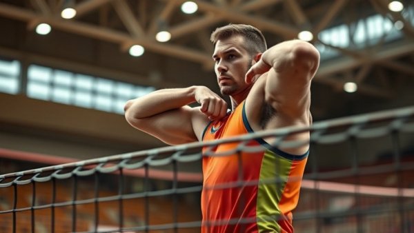 Tripp Piperi Shot Put Performance in vibrant sportswear.