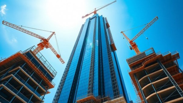 Construction site showcasing the global hotel construction pipeline.