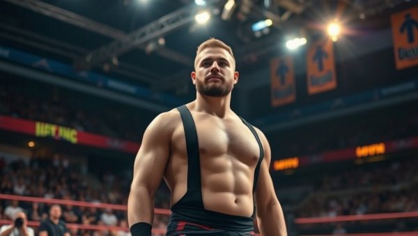 Zahid's commitment to wrestling shown in victory pose.