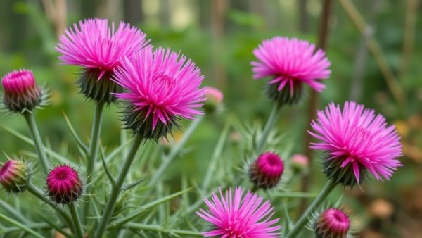 Compassionate Leadership: Blooming thistle symbolizing beauty in resilience.