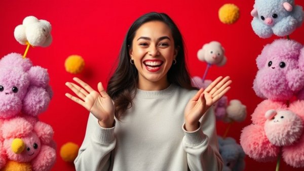 Regan Smith Club Penguin fandom enthusiasm with colorful puffles.