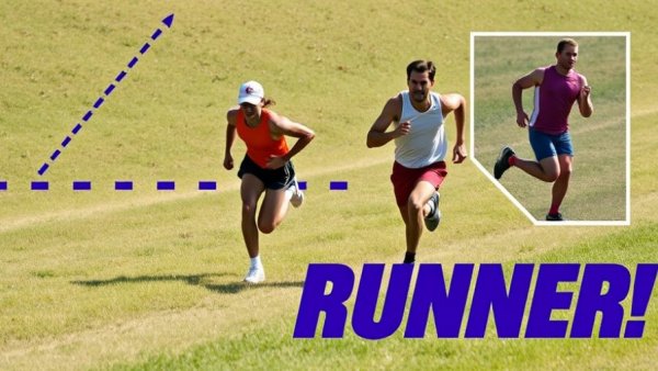 Exciting U20 100M race action with standout sprinter leading.