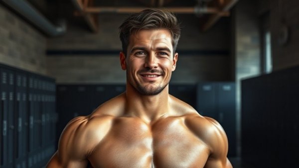 Athlete post-training in an industrial gym setting, NCAA Championships 2026.