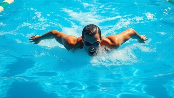 Experienced swimmer in pool staying afloat, feel like you're sinking.