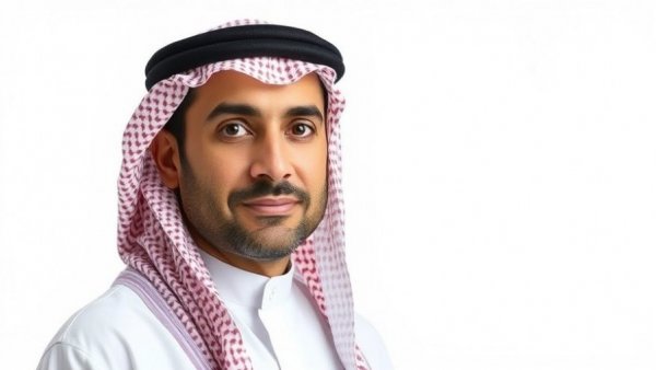 Man in traditional attire discussing the consequences of targeting Iranian oil facilities