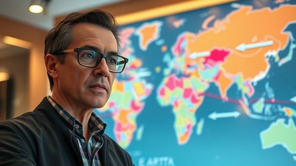 Retirement options abroad after the Gulf discussion with world map.