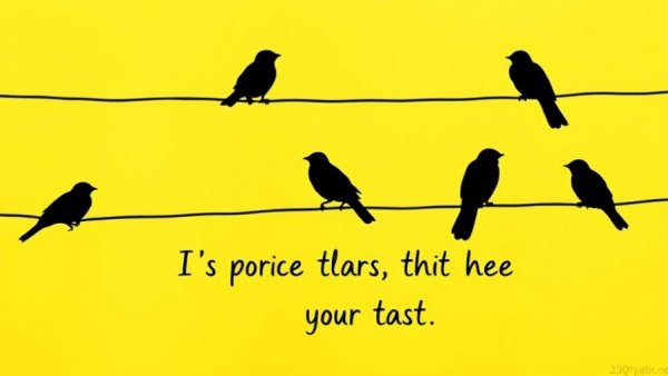 Motivational birds and quote on yellow background to overcome negativity in leadership.