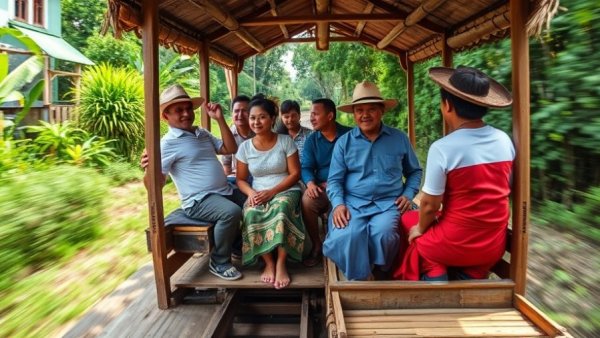 Cambodia Bamboo Train Experience offers a unique journey through lush landscapes.