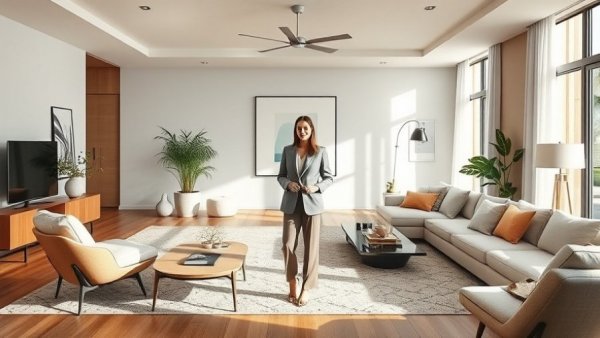 Beautiful and elegant home decor ideas 2026 in a modern living room.