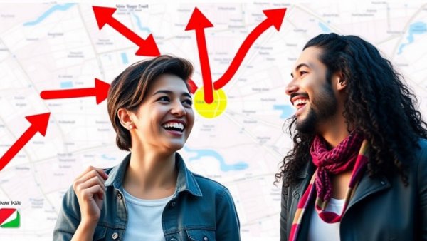 Digital artwork showing two people with a map, related to retiring in Panama.