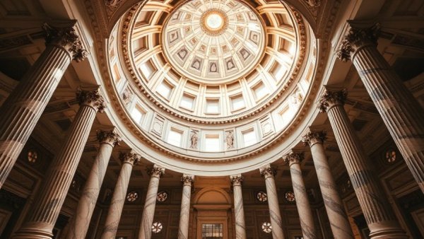 Residence-based taxation reform discussion in grand rotunda setting.