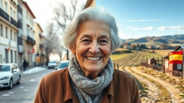 Contrasting living abroad experiences with snowy city and sunny countryside.