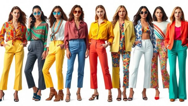 Colorful spring fashion for women over 60 showcasing vibrant styles and patterns.