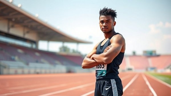 Gabby Thomas is back, focused athlete on track.