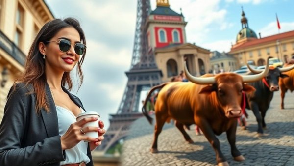 Considering moving to Spain or France, cultural comparison image.