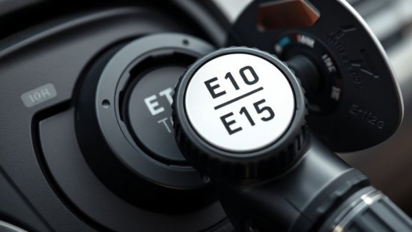 E15 gas impact on vehicles: fuel cap with E10 and E15 options