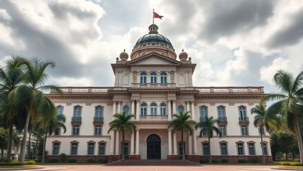 Colonial building in Asunción for property investment opportunities.