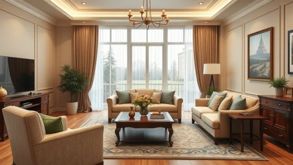 Cozy traditional living room designs with classic furniture in Raleigh, NC.