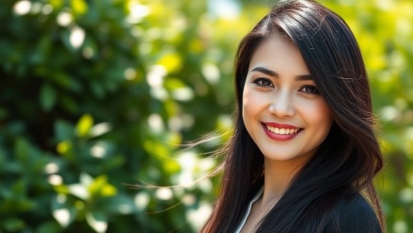 Standard Chartered Foundation leadership, professional woman outdoors smiling.