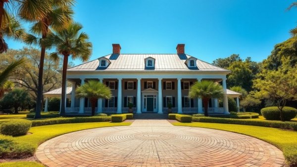 Historic plantation house on Dual Plantation Film Tour