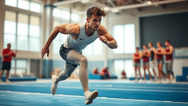 Dynamic action at the 2026 NCAA Men's Gymnastics Championship