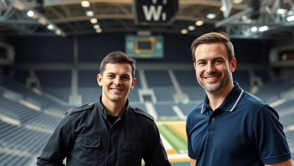 Two people speaking in an indoor arena, 2026 Women's Nationals Recap.