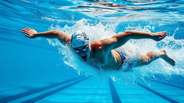 Freestyle Biomechanics book cover displaying swimming analysis.