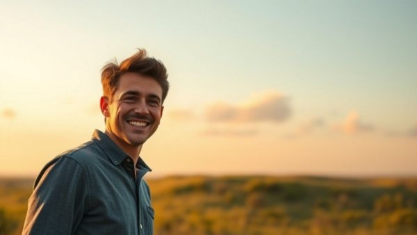 Smiling young male in Virginia t-shirt demonstrating swim commitment.