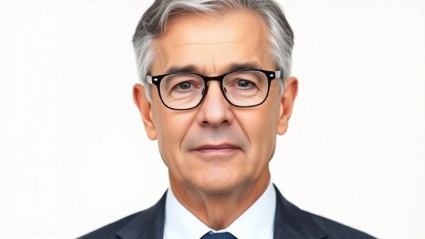 Mature man in a suit with a neutral expression, soft lighting.