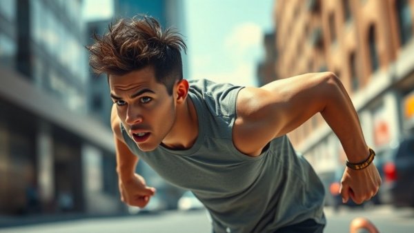 Jordan Anthony talent in sprinting, determined athlete running