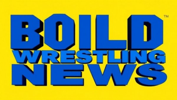 Bold Wrestling News logo on bright yellow background.