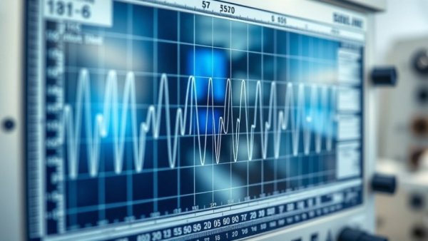 Seismograph reading depicting Hokkaido earthquake impact in lab setting.