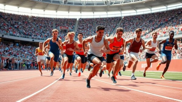 IShowSpeed and Olympian Clash: athletes racing in Grenada jerseys.