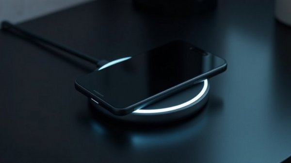 Affordable smart home upgrades in Charlotte NC with wireless charging pad.