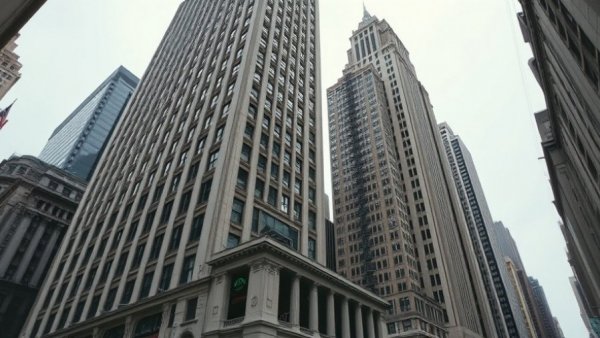 Granite skyscrapers illustrating financial growth.