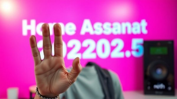 Home Assistant 2026.5 update promo with smiling man.