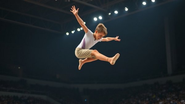 Gymnast performing at the 2026 Development Program National Championships.