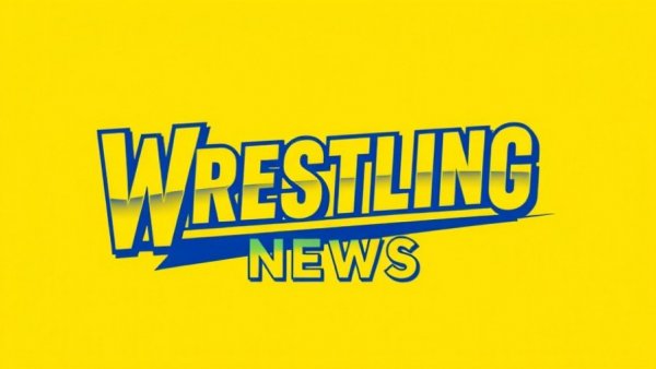 Wrestling logo with 'Wrestling News', Arcadian Vanguard branding.